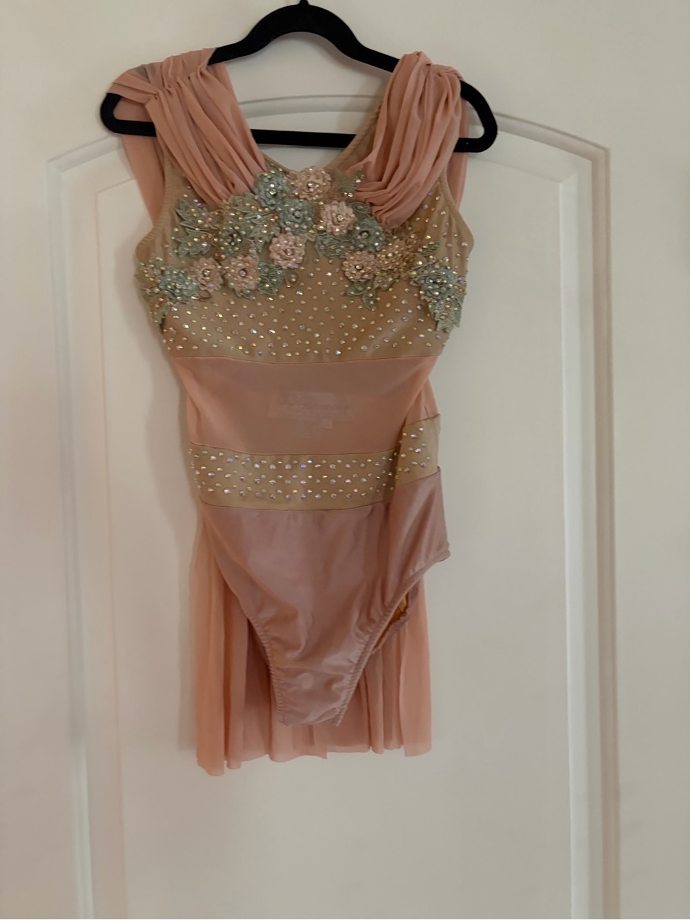 Glamour Pink and Gold Dance Costume (Girls)